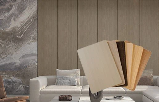 Panneau mural plat en bambou WPC