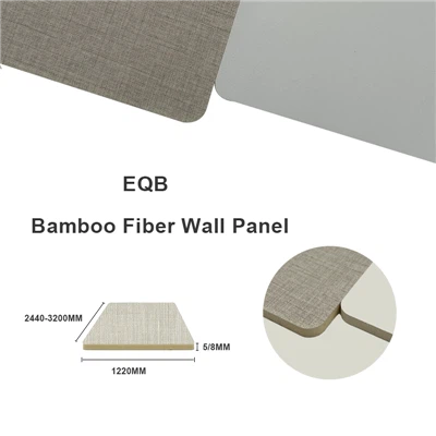 Utilisation à l'intérieur du panneau mural en bambou